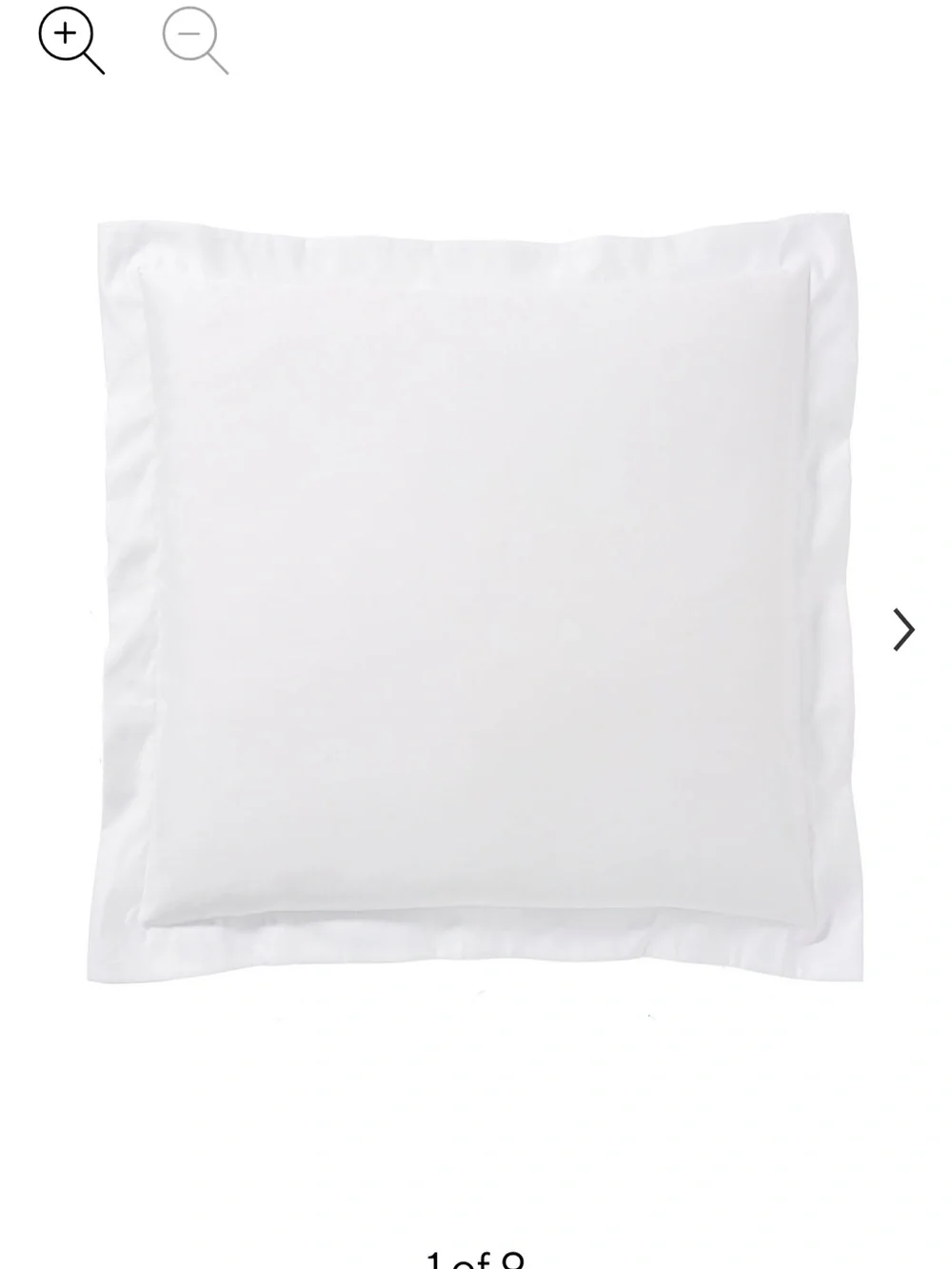 NWT, Pottery Barn- 1000 Thread Count Sateen sham, Euro, White